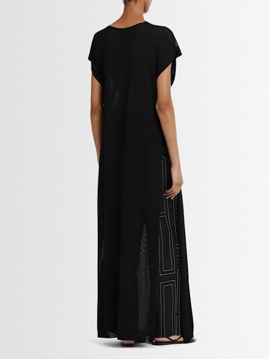 The Frankie Shop: Robe longue en maille de viscose mélangée Mysia