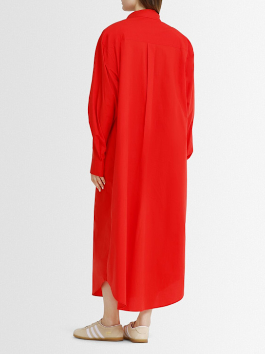 The Frankie Shop: Robe longue en popeline de coton Calren