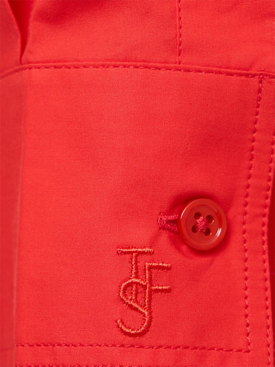 The Frankie Shop: Robe longue en popeline de coton Calren