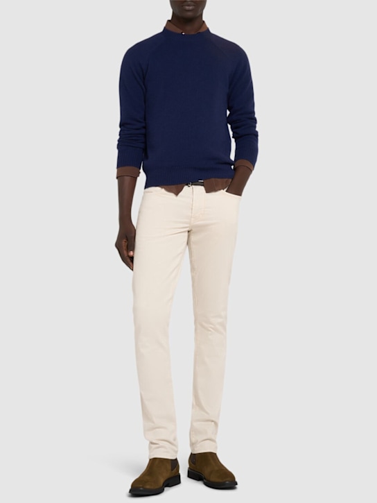 Tom Ford: Maglia girocollo in lana e cashmere