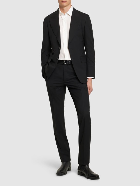 Tom Ford: Abito monopetto Shelton in lana