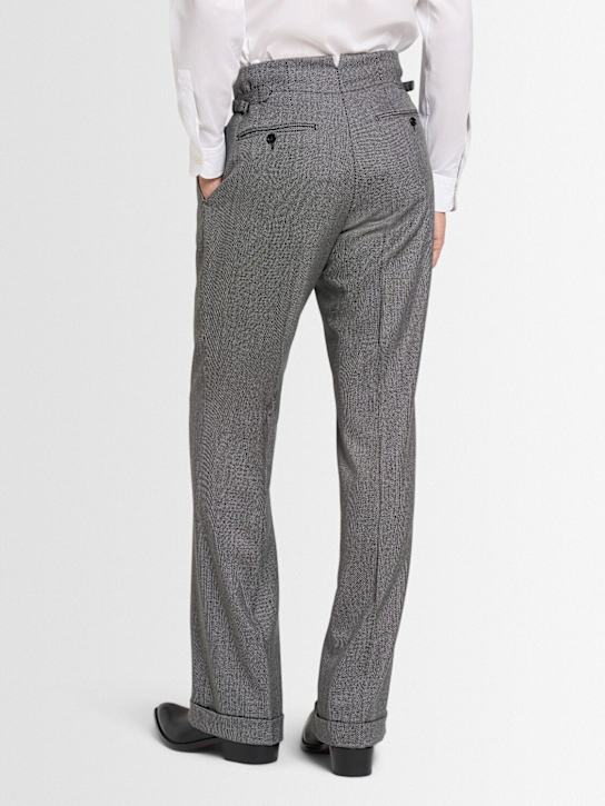 Tom Ford: Pantaloni Birdseye a vita alta
