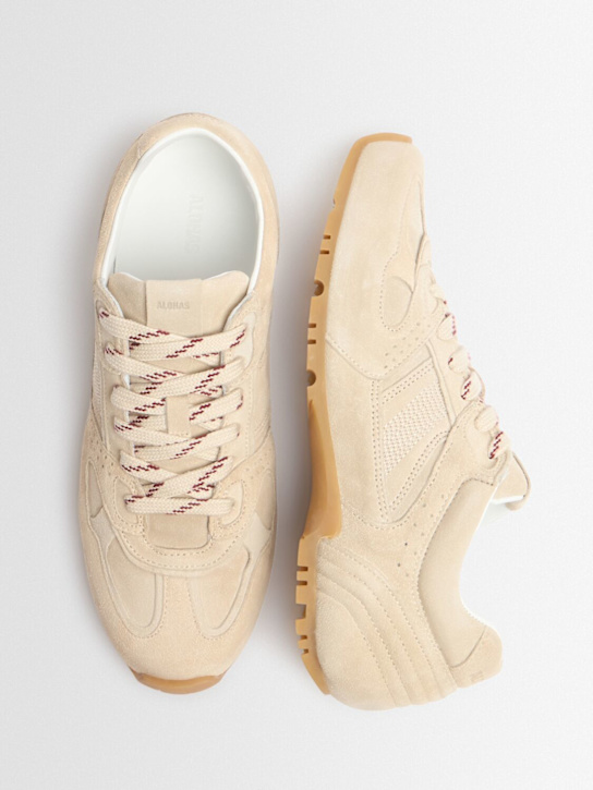 Alohas: Sneakers à lacets en daim