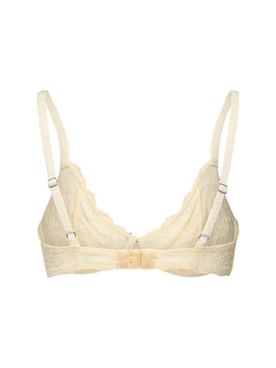 Fleur Du Mal: Soutien-gorge à balconnet en dentelle Bianca