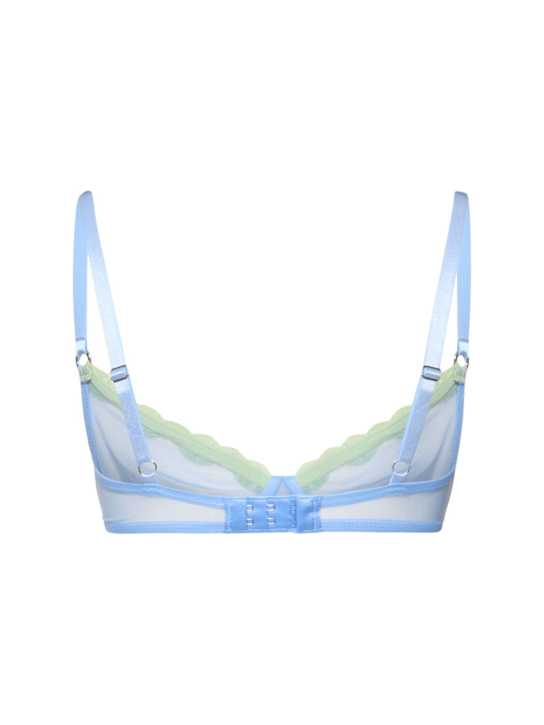 Fleur Du Mal: Sheer tulle demi bra