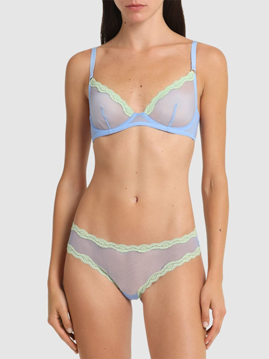 Fleur Du Mal - Soutien-gorge en tulle transparent