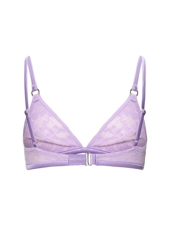 Fleur Du Mal: Soutien-gorge triangle en dentelle Le Stretch