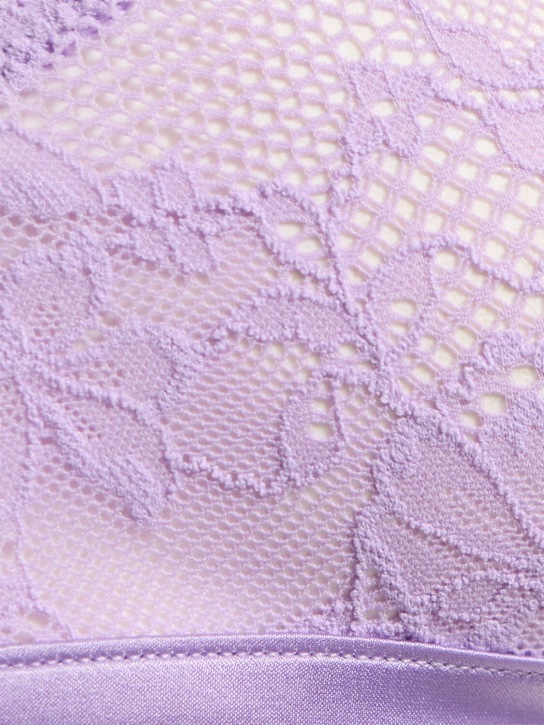 Fleur Du Mal: Soutien-gorge triangle en dentelle Le Stretch
