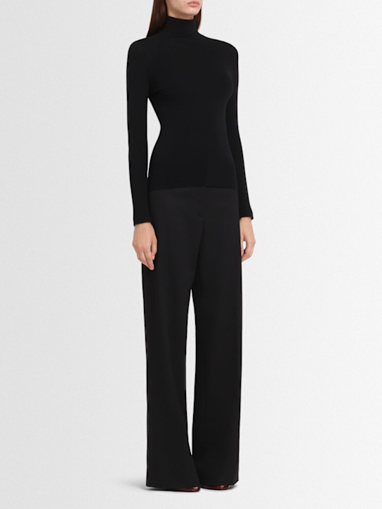 Annagreta: Audrey rib knit wool turtleneck sweater