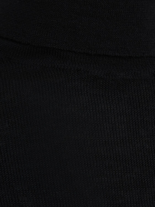 Annagreta: Audrey rib knit wool turtleneck sweater