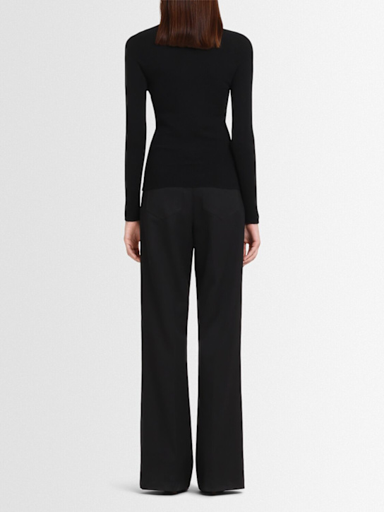 Annagreta: Audrey rib knit wool turtleneck sweater