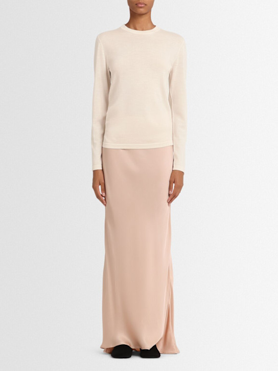 Annagreta - Anna wool knit crewneck sweater