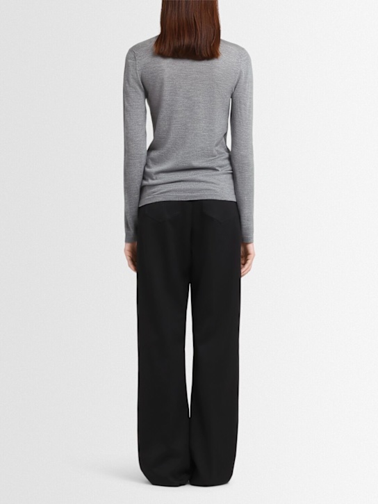 Annagreta: Anna wool knit crewneck sweater
