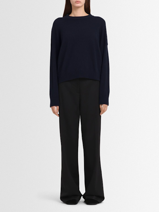 Annagreta - Dalia wool knit crewneck sweater