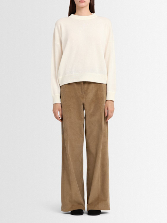 Annagreta - Dalia wool knit crewneck sweater