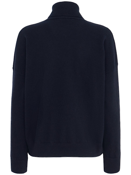 Annagreta: Pull-over col roulé en maille de laine Flaminia