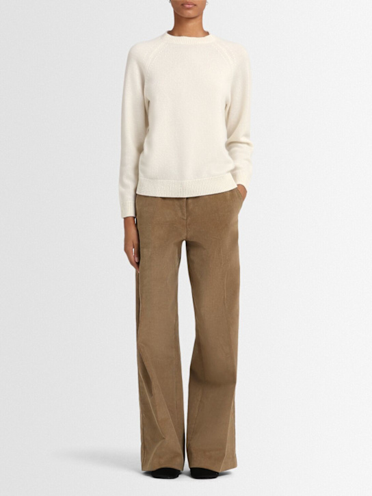 Annagreta - Ida wool knit raglan crewneck sweater