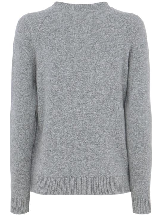 Annagreta: Maglia girocollo Ida in lana con maniche raglan