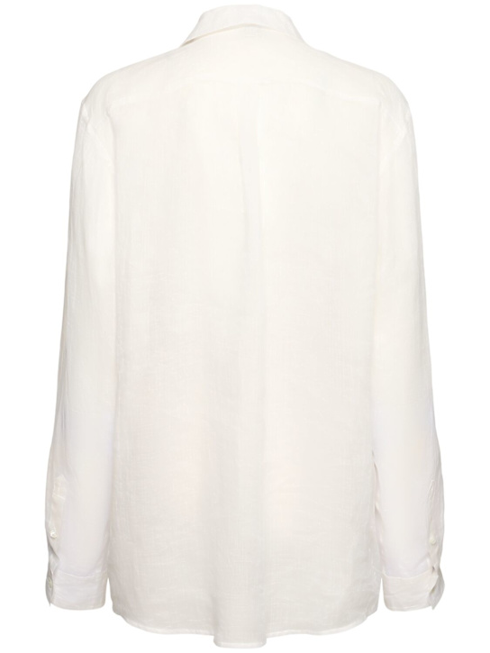 Toteme: Chemise en ramie à double col