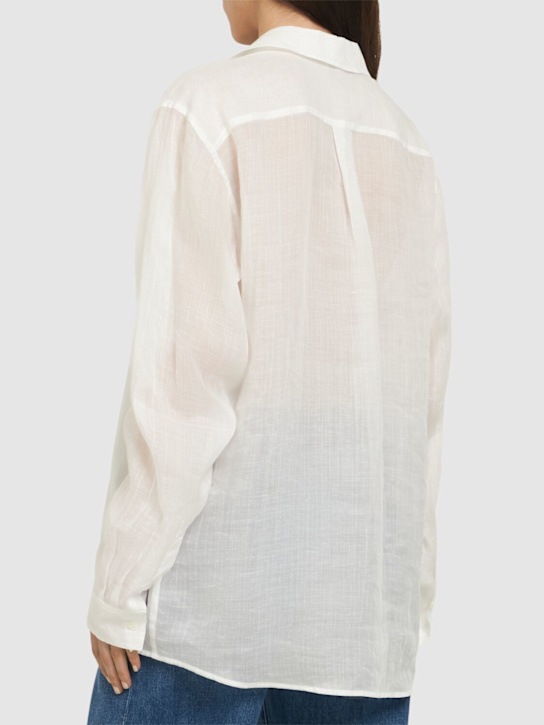 Toteme: Chemise en ramie à double col