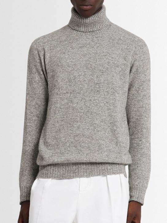 Brunello Cucinelli: Rollkragenpullover aus Alpakmischstrick
