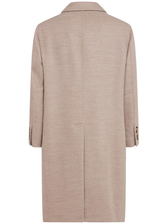 Brunello Cucinelli: Einreihiger Mantel aus Wollmischung