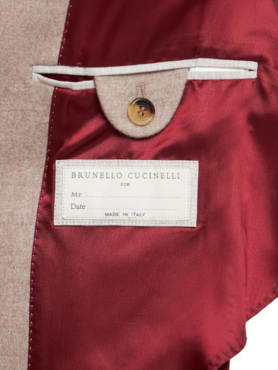 Brunello Cucinelli: Einreihiger Mantel aus Wollmischung