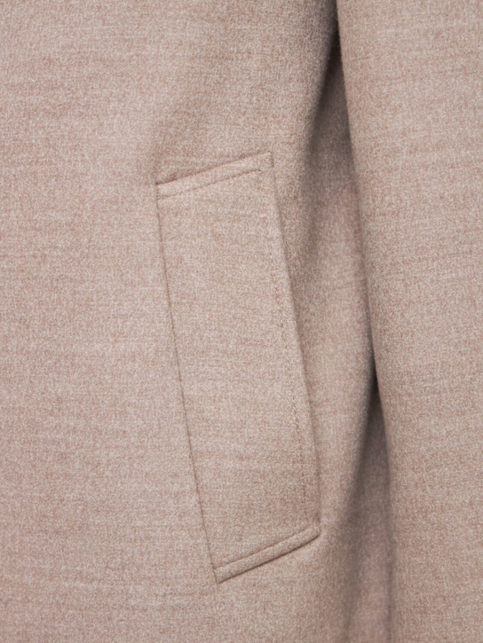 Brunello Cucinelli: Einreihiger Mantel aus Wollmischung