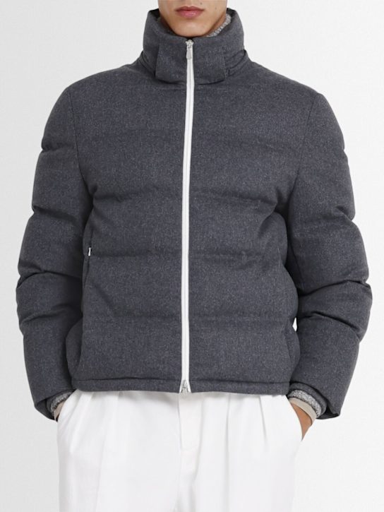 Brunello Cucinelli: Downjacke aus Wolle und & Kaschmir