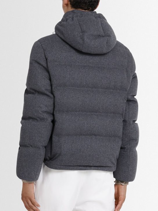 Brunello Cucinelli: Downjacke aus Wolle und & Kaschmir