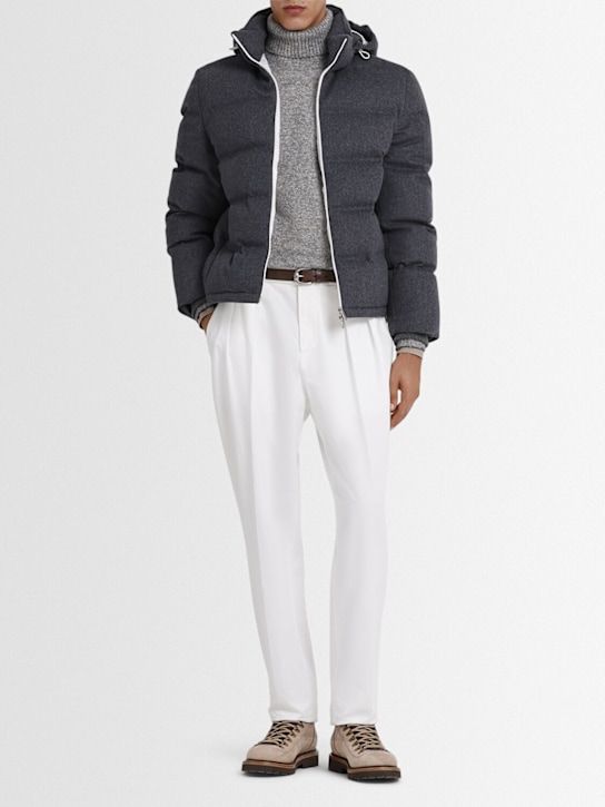 Brunello Cucinelli: Downjacke aus Wolle und & Kaschmir