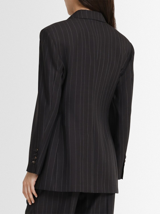 Brunello Cucinelli: Pinstripe wool suit-type blazer