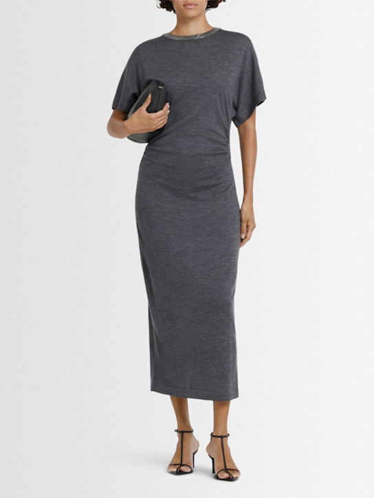 Brunello Cucinelli - Robe midi en laine