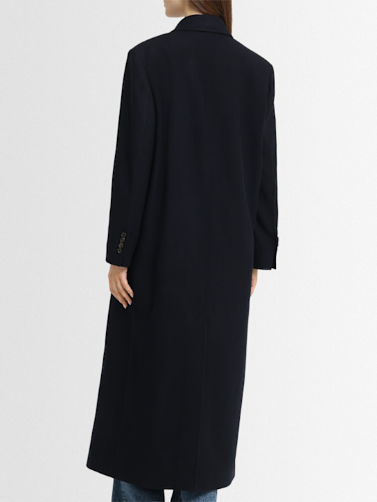 Brunello Cucinelli: Double breast compact wool blend coat