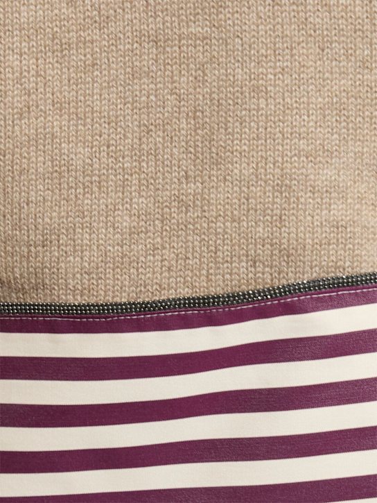 Brunello Cucinelli: Sweater aus Kaschmir mit Rollkragen