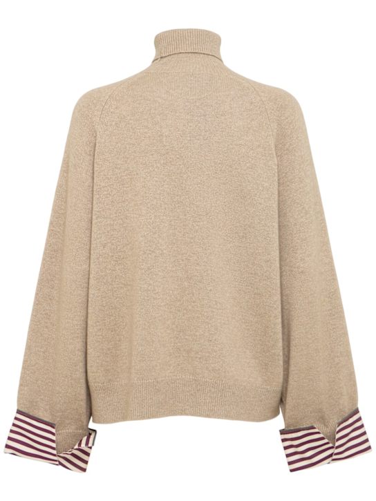 Brunello Cucinelli: Sweater aus Kaschmir mit Rollkragen