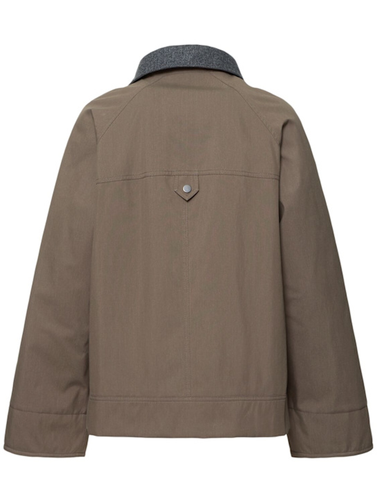 Brunello Cucinelli: Chaqueta de lona de algodón