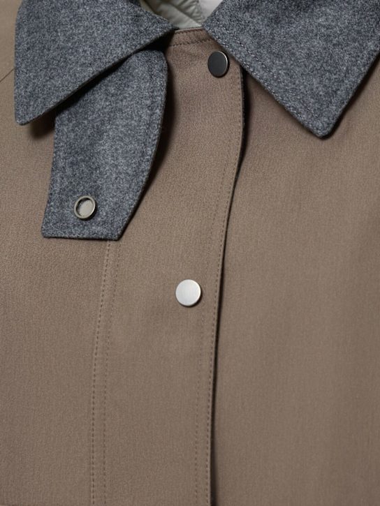 Brunello Cucinelli: Chaqueta de lona de algodón