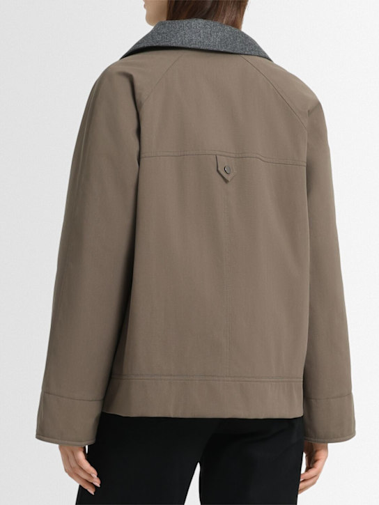 Brunello Cucinelli: Chaqueta de lona de algodón