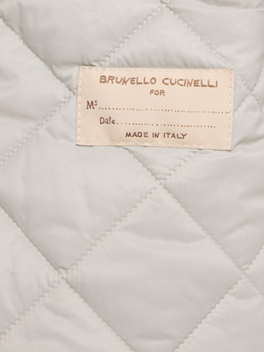 Brunello Cucinelli: Chaqueta de lona de algodón