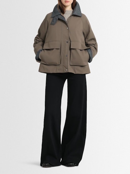 Brunello Cucinelli - Veste en toile de coton mélangé