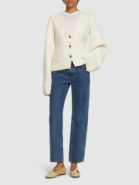 Khaite - Abigail high rise straight jeans