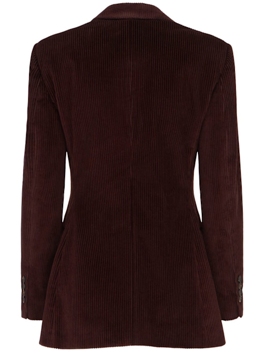 Brunello Cucinelli: Blazer doppiopetto in millerighe