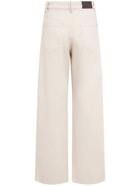 Brunello Cucinelli: Jeans larghi in denim