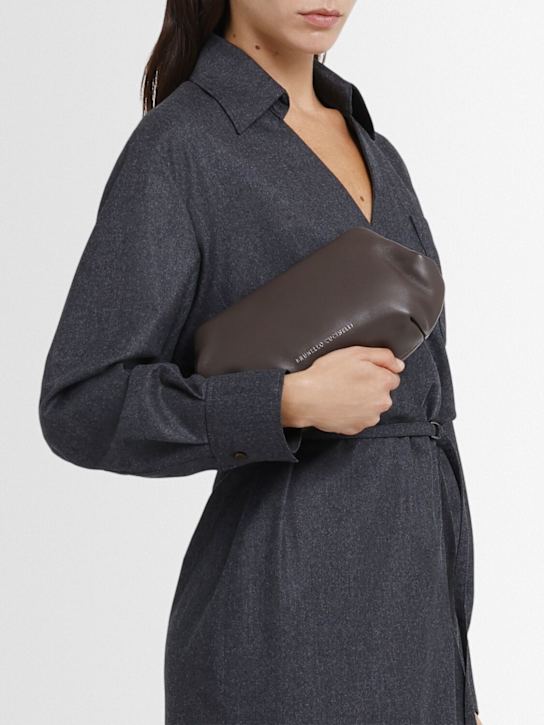 Brunello Cucinelli - Pochette in nappa lucida