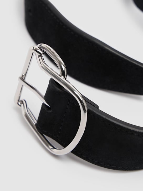 Toteme: Ceinture en daim Swirl