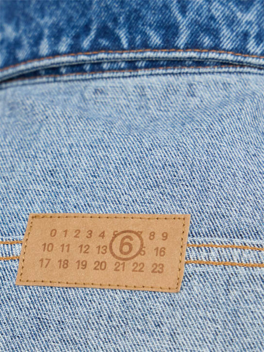 MM6 Maison Margiela: Giacca in denim