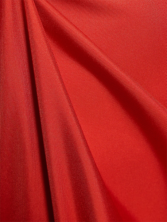Loulou De Saison: Robe longue en soie à col rond Nada
