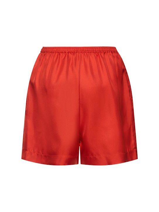 Loulou De Saison: Shorts aus Seide mit elastischem Bund „Arl“
