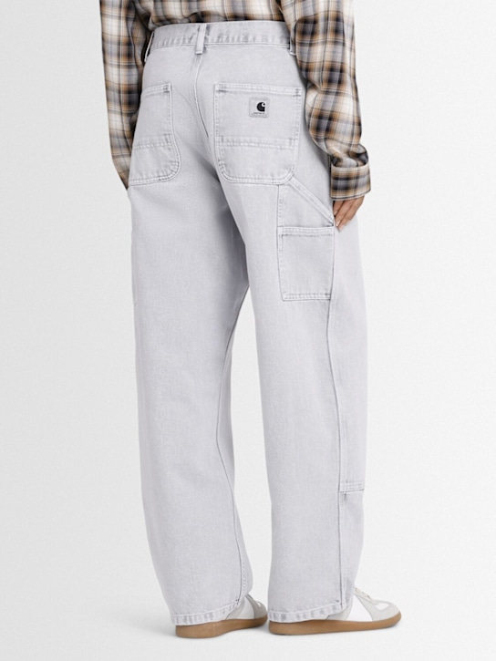 Carhartt WIP: Jeans gamba ampia Brandon in cotone biologico